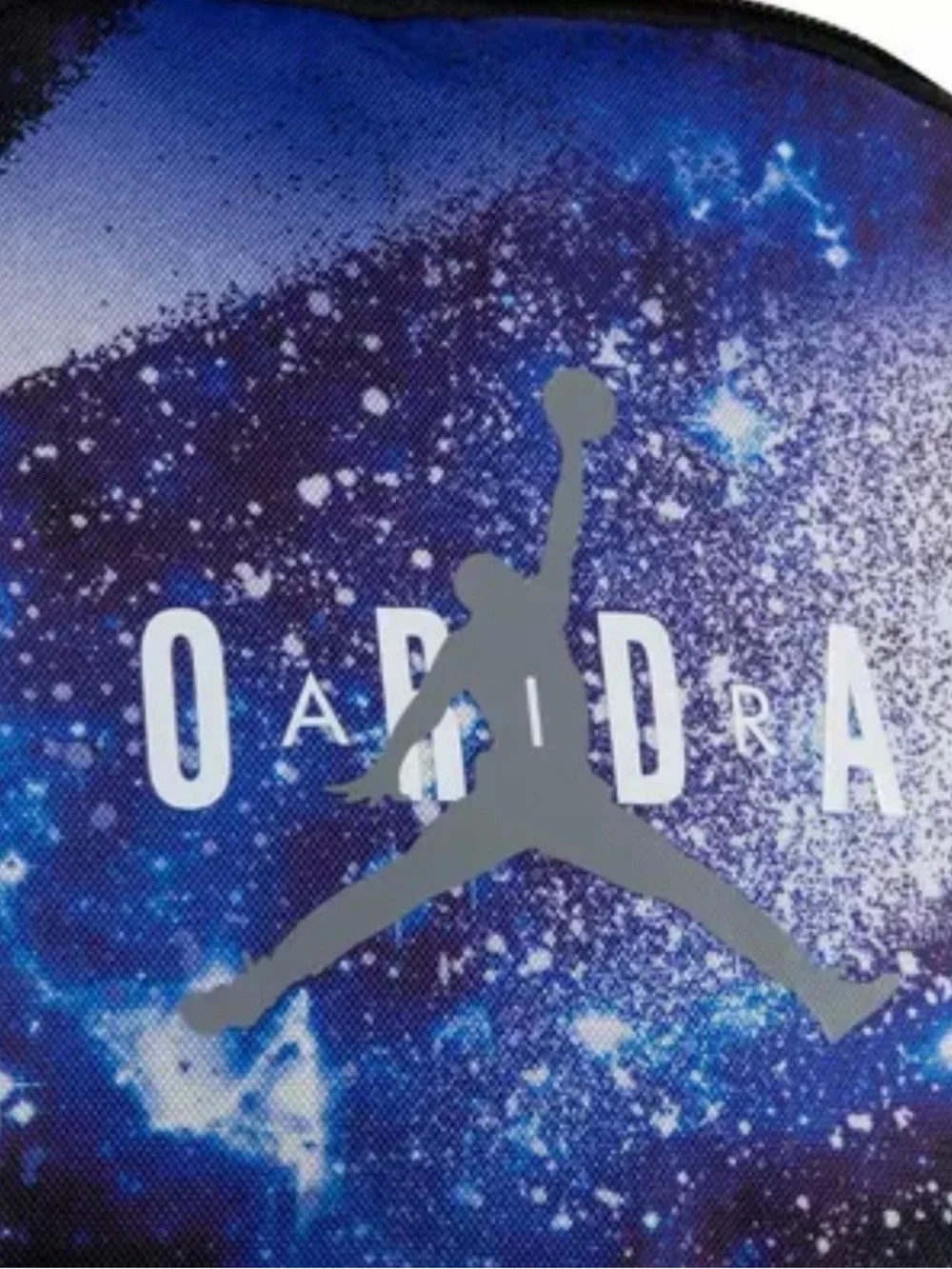 Jordan Kids Galaxy Print Backpack in Purple and Blue